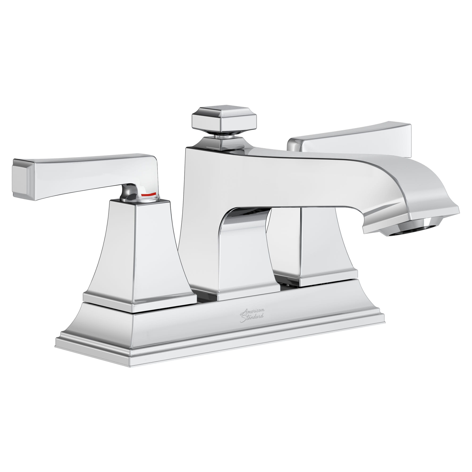 Town Square S 4 Inch Centerset 2 Handle Bathroom Faucet 12 gpm 45 L min With Lever Handles CHROME